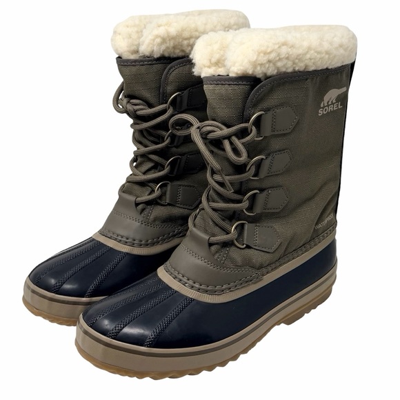 Sorel 1964 Pac Nylon Waterproof Boots Men’s Size 7 Sage/Dark Moss Unisex Snow main image 11